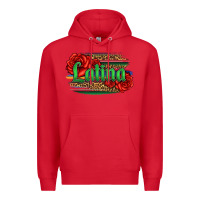 Red latina with serape and roses Premium Hoodie - Jasminsmagicworld