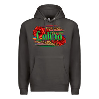 Smoke latina with serape and roses Premium Hoodie - Jasminsmagicworld