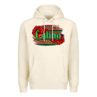 Tofu latina with serape and roses Premium Hoodie - Jasminsmagicworld