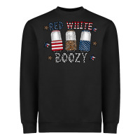 Black red white boozy Heavyweight Sweatshirt - CowhideDigitalArt