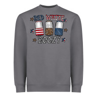 Storm red white boozy Heavyweight Sweatshirt - CowhideDigitalArt
