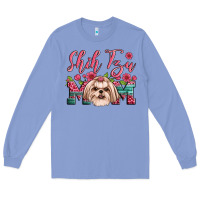 Shih Tzu Mom Long Sleeve Tee | Teevron