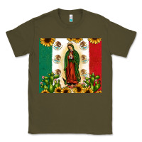 Army Green our lady of guadalupe Classic Tee - JahusDesignShop