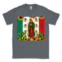 Charcoal Heather our lady of guadalupe Classic Tee - JahusDesignShop