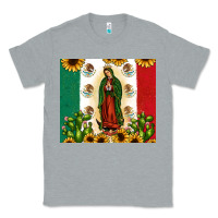 Heather Grey our lady of guadalupe Classic Tee - JahusDesignShop