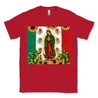 Red our lady of guadalupe Classic Tee - JahusDesignShop