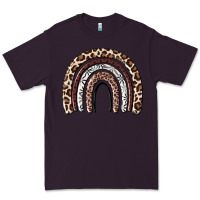 Plum Cheetah rainbow Premium Tee - MaliasSmallBusiness