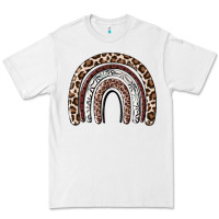 White Cheetah rainbow Premium Tee - MaliasSmallBusiness