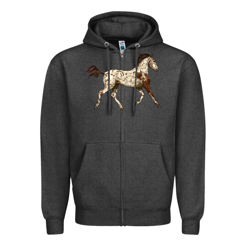 Appaloosa Horse Zipper Hoodie by LillyAllenDesigns | Teevron