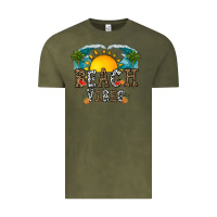 Vintage Olive beach vibes Vintage Tee - CowhideDigitalArt