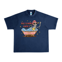 Navy do i look like i give a duck Urban Heavy Tee - JahusDesignShop
