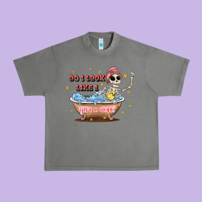 Do I Look Like I Give A Duck Urban Heavy Tee Designed By Jahusdesignshop