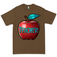 Cacao apple teacher Premium Tee - BarkalooDesign