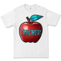 White apple teacher Premium Tee - BarkalooDesign