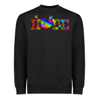 Black lgbtq heart and hope Heavyweight Sweatshirt - HRA Design Shop