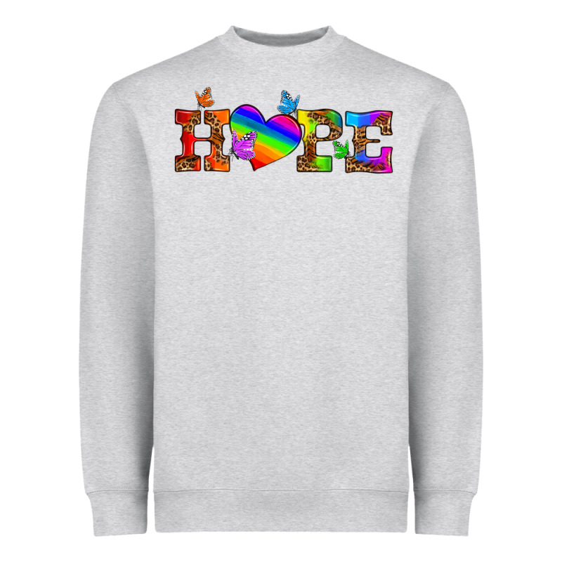 Lgbtq Heart And Hope Heavyweight Sweatshirt by HRA Design Shop | Teevron