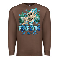 Chestnut Freezing To Death Premium Sweatshirt - MaliasSmallBusiness
