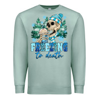Seafoam Freezing To Death Premium Sweatshirt - MaliasSmallBusiness