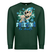 Sports Green Freezing To Death Premium Sweatshirt - MaliasSmallBusiness