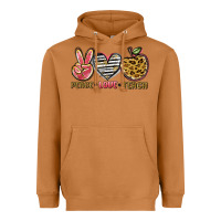 Meerkat peace love teach Heavyweight Hoodie - NancyCooperArtShop