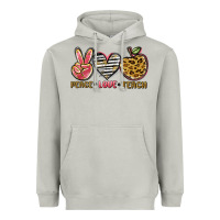 Moon Dust peace love teach Heavyweight Hoodie - NancyCooperArtShop