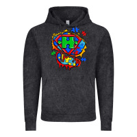 Vintage Black autism superhero ripped tshirt Vintage Hoodie - Zillion Design Studio