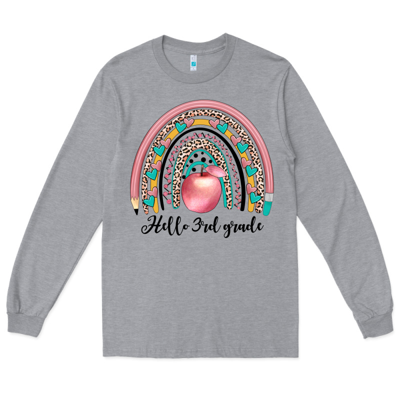 Hello 3rd Grade Long Sleeve Tee by JahusDesignShop | Teevron