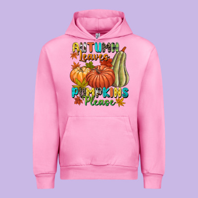 Autumn Leaves Pumpkins Please Urban Hoodie Designed By Nancycooperartshop