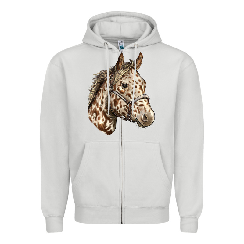 Appaloosa Horse Zipper Hoodie by LillyAllenDesigns | Teevron