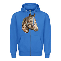 True Royal appaloosa horse Zipper Hoodie - LillyAllenDesigns