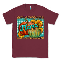 Burgundy pumpkin mama mouse pad Classic Tee - BundleAndBundleShop