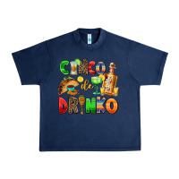 Navy cinco de mayo Urban Heavy Tee - AdoDesignShop