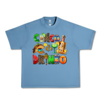 Pebble Blue cinco de mayo Urban Heavy Tee - AdoDesignShop