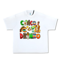 White cinco de mayo Urban Heavy Tee - AdoDesignShop