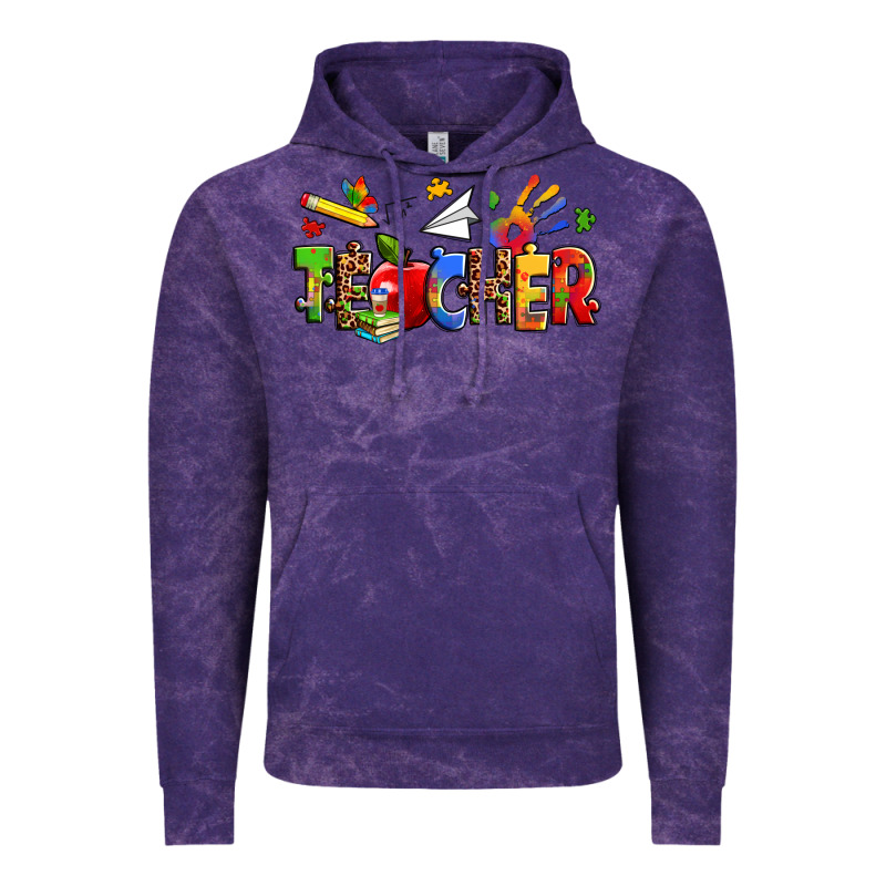 Autism Teacher Vintage Hoodie by Zillion Design Studio | Teevron