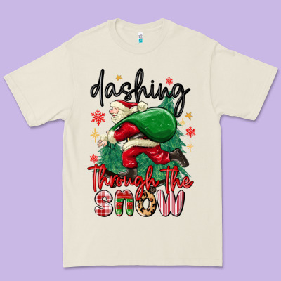 Premium Tee dashing through the snow
