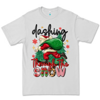 Dove Grey dashing through the snow Premium Tee - MaliasSmallBusiness