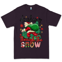Plum dashing through the snow Premium Tee - MaliasSmallBusiness