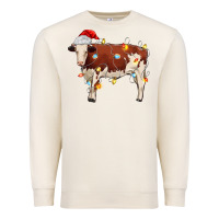 Sandshell Christmas cow Premium Sweatshirt - MaliasSmallBusiness