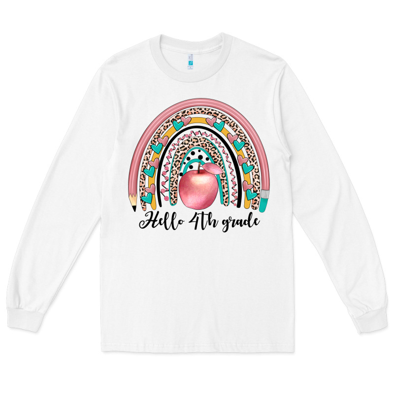 Hello 4th Grade Long Sleeve Tee by JahusDesignShop | Teevron