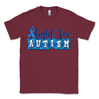 Burgundy fight for autism Classic Tee - AdoDesignShop