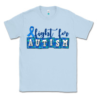 Dusty Blue fight for autism Classic Tee - AdoDesignShop
