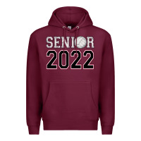 Burgundy senior volleyball Premium Hoodie - AdoDesignShop