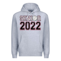 Heather Grey senior volleyball Premium Hoodie - AdoDesignShop