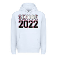 White senior volleyball Premium Hoodie - AdoDesignShop