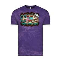 Cloud Purple cma Vintage Tee - RacoonDesign
