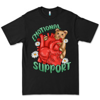 Black emotional support Premium Tee - MaliasSmallBusiness