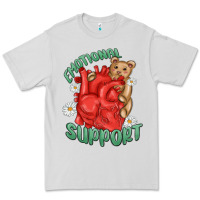 Dove Grey emotional support Premium Tee - MaliasSmallBusiness