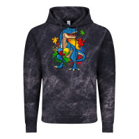 Cloud Black autism trex Vintage Hoodie - Zillion Design Studio