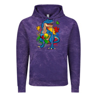 Cloud Purple autism trex Vintage Hoodie - Zillion Design Studio